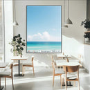 Turquoise Ocean Wall Art Canvas Print – Framed Coastal by MyGreatCanvas | Canvas Wall Art Prints | Photo Prints & Wall Decor