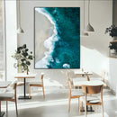 Aerial Ocean View Wall Art Canvas Print – Framed Coastal by MyGreatCanvas | Canvas Wall Art Prints | Photo Prints & Wall Decor