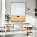 Minimalist Nature Wall Art Canvas Print – Framed Bison by MyGreatCanvas | Canvas Wall Art Prints | Photo Prints & Wall Decor
