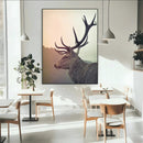 Deer Canvas Wall Art Print – Framed Woodland Animal Rustic by MyGreatCanvas | Canvas Wall Art Prints | Photo Prints & Wall Decor