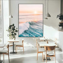 Sunset Surfer Wall Art – Framed Ocean Wave Canvas Artwork, by MyGreatCanvas | Canvas Wall Art Prints | Photo Prints & Wall Decor