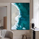 Aerial Ocean View Wall Art Canvas Print – Framed Coastal by MyGreatCanvas | Canvas Wall Art Prints | Photo Prints & Wall Decor