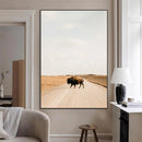 Bison Crossing Wall Art Canvas Print – Framed Western by MyGreatCanvas | Canvas Wall Art Prints | Photo Prints & Wall Decor