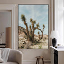 Joshua Tree Desert Canvas Print Southwestern Boho Landscape