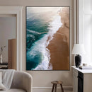 Serene Ocean Waves Wall Art Beach Wall Decor by MyGreatCanvas | Canvas Wall Art Prints | Photo Prints & Wall Decor