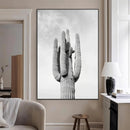 Saguaro Cactus Wall Art – Black and White Desert Canvas by MyGreatCanvas | Canvas Wall Art Prints | Photo Prints & Wall Decor