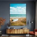 Coastal Serenity Wall Art Canvas Print – Framed Ocean View by MyGreatCanvas | Canvas Wall Art Prints | Photo Prints & Wall Decor