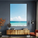 Turquoise Ocean Wall Art Canvas Print – Framed Coastal by MyGreatCanvas | Canvas Wall Art Prints | Photo Prints & Wall Decor