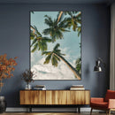 Tropical Palm Trees Wall Art Canvas Print – Coastal Nature