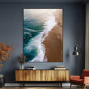 Serene Ocean Waves Wall Art Beach Wall Decor by MyGreatCanvas | Canvas Wall Art Prints | Photo Prints & Wall Decor