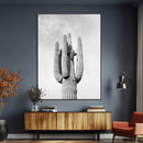 Saguaro Cactus Wall Art – Black and White Desert Canvas by MyGreatCanvas | Canvas Wall Art Prints | Photo Prints & Wall Decor