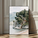 Beach Trees Wall Art Canvas Print – Framed Earthy Beachside