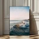 Ocean Waves Wall Art Canvas Print – Framed Coastal Serenity