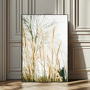 Pampas Grass Wall Art Canvas Print – Framed Neutral Tones