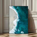 Aerial Ocean View Wall Art Canvas Print – Framed Coastal