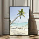 Beach Hammock Wall Art Canvas Print – Framed Tropical by MyGreatCanvas | Canvas Wall Art Prints | Photo Prints & Wall Decor