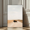 Bison Crossing Wall Art Canvas Print – Framed Western by MyGreatCanvas | Canvas Wall Art Prints | Photo Prints & Wall Decor