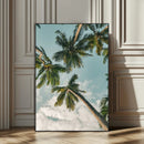 Tropical Palm Trees Wall Art Canvas Print – Coastal Nature