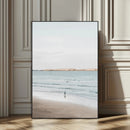 Minimalist Beach Wall Art Canvas Print – Framed Soft Blue by MyGreatCanvas | Canvas Wall Art Prints | Photo Prints & Wall Decor