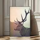 Deer Canvas Wall Art Print – Framed Woodland Animal Rustic by MyGreatCanvas | Canvas Wall Art Prints | Photo Prints & Wall Decor