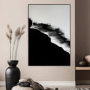 Ocean Wave Wall Art Canvas Print – Framed Abstract