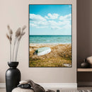 Coastal Serenity Wall Art Canvas Print – Framed Ocean View by MyGreatCanvas | Canvas Wall Art Prints | Photo Prints & Wall Decor