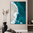 Aerial Ocean View Wall Art Canvas Print – Framed Coastal by MyGreatCanvas | Canvas Wall Art Prints | Photo Prints & Wall Decor