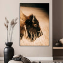 Bison Portrait Wall Art Canvas Print – Framed Western by MyGreatCanvas | Canvas Wall Art Prints | Photo Prints & Wall Decor