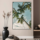 Tropical Palm Trees Wall Art Canvas Print – Coastal Nature