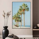 Tropical Ocean Canvas Print – Framed Beach Coastal Nautical