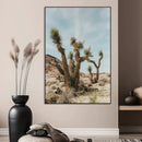 Joshua Tree Desert Canvas Print Southwestern Boho Landscape