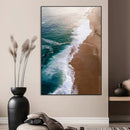 Serene Ocean Waves Wall Art Beach Wall Decor by MyGreatCanvas | Canvas Wall Art Prints | Photo Prints & Wall Decor