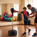 Height Adjustable Punching Bag with Stand for Teens & Adults by LJGDeals