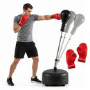 Height Adjustable Punching Bag with Stand for Teens & Adults by LJGDeals