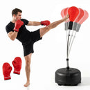 Height Adjustable Punching Bag with Stand for Teens & Adults by LJGDeals