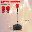 Height Adjustable Punching Bag with Stand for Teens & Adults by LJGDeals