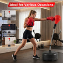 Height Adjustable Punching Bag with Stand for Teens & Adults by DirectDeals