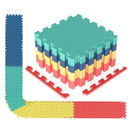 EVA Foam Floor Tiles 54-Pack with Borders and Non-Slip Surface by DirectDeals