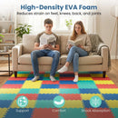 EVA Foam Floor Tiles 54-Pack with Borders and Non-Slip Surface by LJGDeals