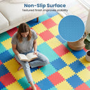 EVA Foam Floor Tiles 54-Pack with Borders and Non-Slip Surface by LJGDeals