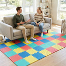 EVA Foam Floor Tiles 54-Pack with Borders and Non-Slip Surface by LJGDeals