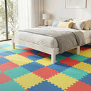 EVA Foam Floor Tiles 54-Pack with Borders and Non-Slip Surface by LJGDeals