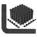 EVA Foam Floor Tiles 54-Pack with Borders and Non-Slip Surface by LJGDeals