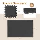 EVA Foam Floor Tiles 54-Pack with Borders and Non-Slip Surface by DirectDeals