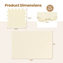 EVA Foam Floor Tiles 54-Pack with Borders and Non-Slip Surface by LJGDeals