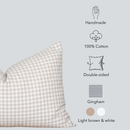 Catalina Pillow Cover | Light Brown | Lumbar by Apartment No.3