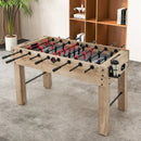 54 Inches Full Size Foosball Table with Legs 2 Balls and 2 Foldable Cup Holders for Kids Teens Adults-Natural by LJGDeals
