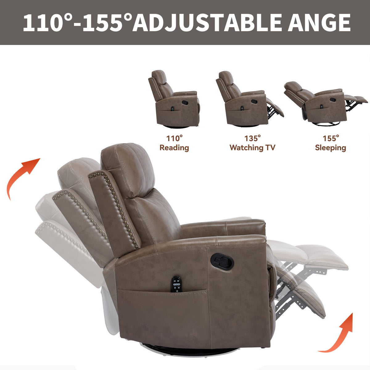 Comfortmax Camel Recliner, photo 6 of 10