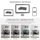 Modular Sectional With Deep And Wide Seat, Cloud Couch Set With Double Cushions Sofa With Movable Ottoman by HouseOfZazla