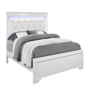 Shaker - Bed With LED Lighting And Crystal Inspired Tufted Headboard by Unique Piece Furniture